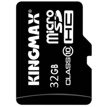 Card de memorie Kingmax Micro-SDHC, 32GB, Class 10 + SD Adapter