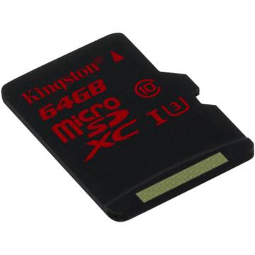 Card de memorie Kingston microSDXC UHS-I 64GB, Class 10