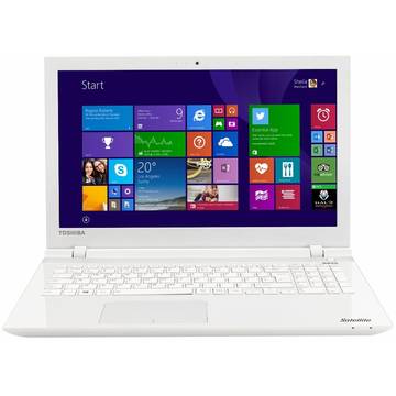Laptop Toshiba Satellite L50-C-14N cu procesor Intel Core i3-4005U 1.70GHz, Haswell, 15.6", 4GB, 500GB, Intel HD Graphics, Microsoft Windows 8.1, Alb