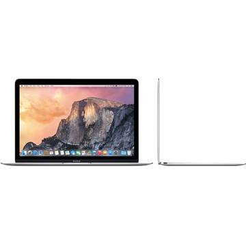 Laptop Apple MacBook 12 cu procesor Intel Dual Core M 1.10GHz, Broadwell, 12, Ecran Retina, 8GB, 256GB SSD, Intel HD Graphics 5300, OS X Yosemite, INT KB, Argintiu