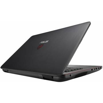 Laptop Gaming Asus ROG G771JW-T7022D cu procesor Intel Core i7-4720HQ, 2.60GHz, Haswell, 17.3", Full HD, 8GB, 1TB, DVD-RW, nVidia GeForce GTX 960M 4GB, Free DOS, Negru