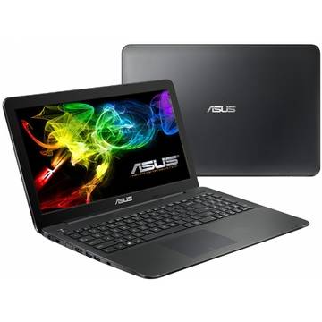 Laptop Asus X554LA-XX587D cu procesor Intel Core i3-5010U, 2.10GHz, Broadwell, 15.6", 4GB, 500GB, Intel HD Graphics, Free DOS, Negru