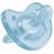 Suzeta silicon Chicco Physio monobloc forma ortodontica, Albastru, 0 luni +