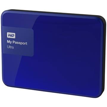 Hard Disk extern Western Digital My Passport Ultra 500GB, 2.5 inch, USB 3.0, Albastru