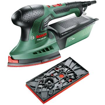 Slefuitor multifunctional Bosch PSM 200 AES, 200 W, 26000 RPM