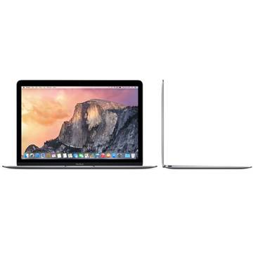 Laptop Apple MacBook 12, procesor Intel Dual Core M 1.20GHz, Broadwell, 12 inch, Ecran Retina, 8GB, 512GB SSD, Intel HD Graphics 5300, OS X Yosemite, INT KB, Space Grey