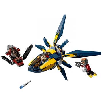 Set constructie Lego Super Heroes Confruntarea Starblaster