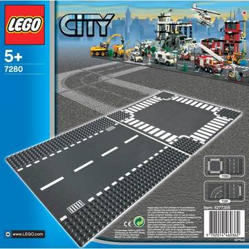 Set constructie Lego City Set constructie sosea si intersectie