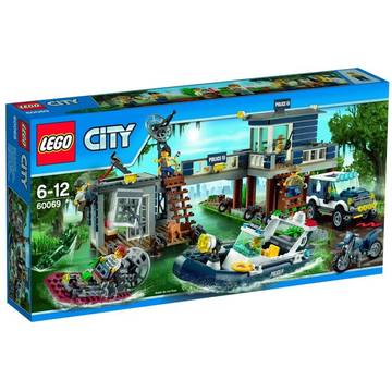 Set constructie Lego City Post de politie din mlastina