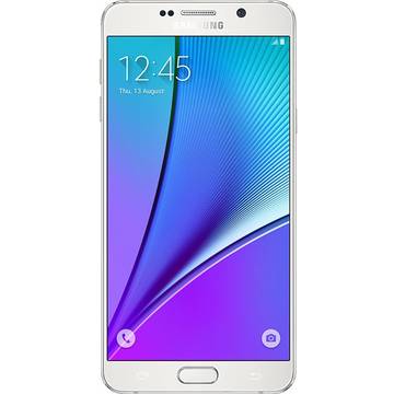 Telefon mobil Samsung N920 Galaxy Note 5, Dual SIM, 32GB, 4G, Alb