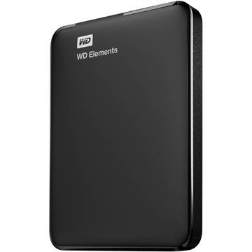 Hard Disk extern Western Digital Elements Portable 1.5TB, 2.5 inch, 5400 RPM, USB 3.0, Negru
