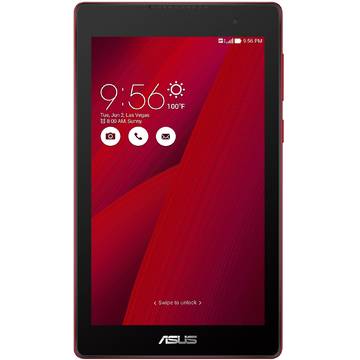 Tableta Asus ZenPad C 7.0 Z170C-1C027A, procesor Intel Atom x3-C3200 Quad-Core 1.1GHz, 7 inch, IPS, 1 GB RAM, 16 GB, Wi-Fi, Bluetooth 4.0, Android 5.0 Lollipop, Rosu