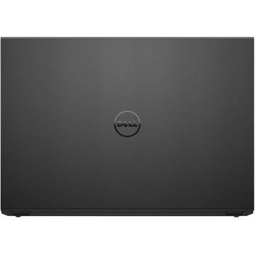 Laptop Dell Inspiron 3000, 15.6'', HD, Intel® Celeron® N2840 2.16GHz Bay Trail, 4GB, 500GB, GMA HD, No ODD, Linux, Negru, DI15N28404500UMD