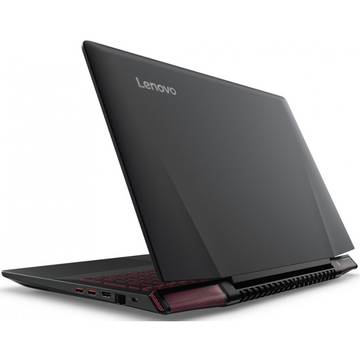 Laptop Lenovo Ideapad Y700, 15.6'', FHD IPS, Intel® Core™ i5-6300HQ, 8GB, 1TB, GeForce 960M 4GB, FreeDos, Negru, 80NV00EHRI