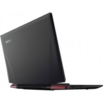 Laptop Lenovo Ideapad Y700, 15.6'', FHD IPS, Intel® Core™ i5-6300HQ, 8GB, 1TB, GeForce 960M 4GB, FreeDos, Negru, 80NV00EHRI