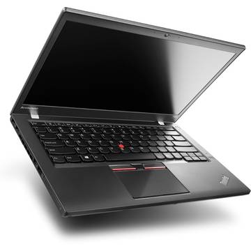 Laptop Lenovo ThinkPad T450s, 14", FHD, Intel® Core™ i5-5200U, 8GB, 256GB SSD, GMA HD 5500, FingerPrint Reader, Win 7 Pro + Win 10 Pro, 20BX004LRI, Negru