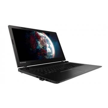 Laptop Lenovo IdeaPad 100, 15.6'', HD, Intel® Core™ i3-5005U 2GHz Broadwell, 4GB, 500GB, GMA HD 5500, FreeDos, Negru, 80QQ005CRI