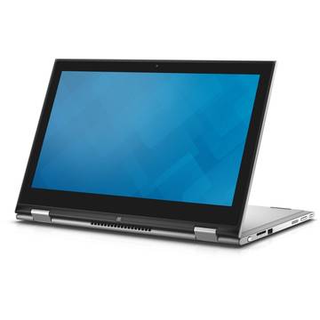 Laptop Dell Inspiron 7359, 13.3", Intel Core i5, 4 GB, 500 GB, Microsoft Windows 10 Home, TouchScreen, Argintiu, DI7359I54500UW10