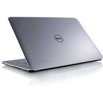 Laptop Dell XPS 9550, 15.6", Intel Core i5, 8 GB, 1 TB + 32 GB SSD, Microsoft Windows 10 Home, Argintiu, DXPS9550I581TGTW10
