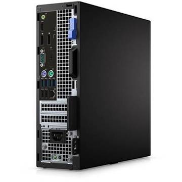 Sistem desktop Dell OptiPlex 7040 SFF, Intel® Core™ i5-6500 3.20GHz, Skylake™, 8GB, 500GB, DVD-RW, Intel® HD Graphics, Ubuntu Linux 14.04 SP1, Mouse + Tastatura, Negru, N007O7040SFF_UBU