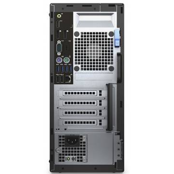 Sistem desktop Dell OptiPlex 5040 MT, Intel® Core™ i7-6700 3.4GHz Skylake, 8GB DDR3, 500GB HDD, GMA HD 530, Win 7 Pro + Win 10 Pro, Negru, N022O5040MT02_WIN