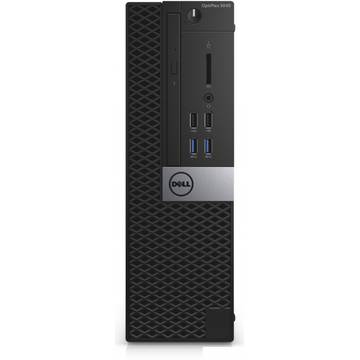 Sistem desktop Dell OptiPlex 5040 SFF, Intel® Core™ i5-6500 3.20GHz, Skylake™, 4GB, 500GB, DVD-RW, Intel® HD Graphics, Ubuntu Linux 14.04 SP1, Mouse + Tastatura, Negru, N009O5040SFF01_UBU