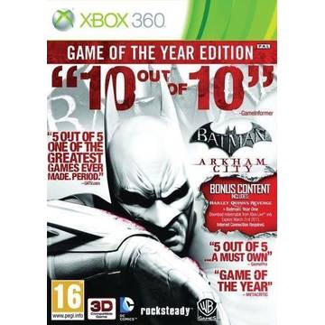 Joc Warner Bros. Batman Arkham City Goty pentru Xbox 360
