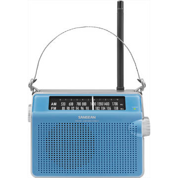 Radio Sangean PR-D6,  FM, MW, Albastru