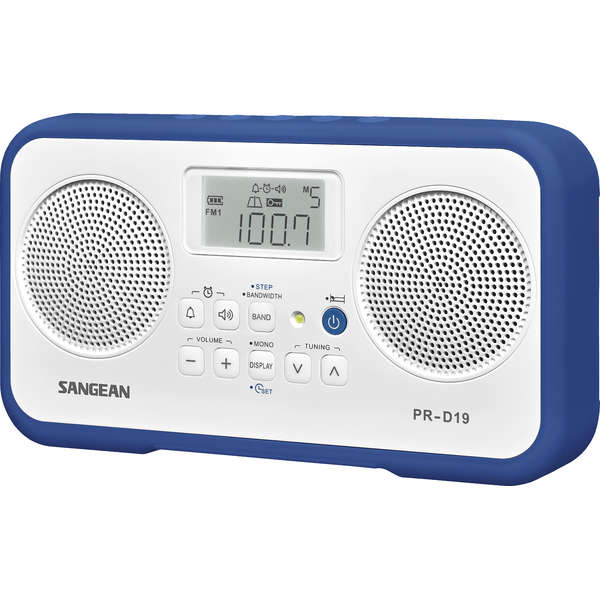 Radio Sangean PR-D19, FM, AM, Albastru inchis