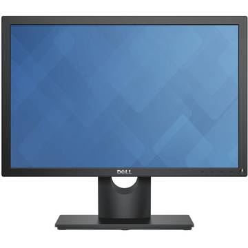 Monitor Dell E2016H, 19.5 inch, 5 ms, HD+, Negru