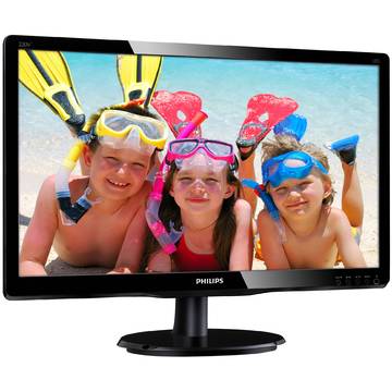Monitor Philips 220V4LSB/00, 22 inch, 5 ms, WSXGA+, Negru