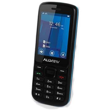 Telefon mobil Allview M9 Join, 2.4 inch, Dual SIM, Negru