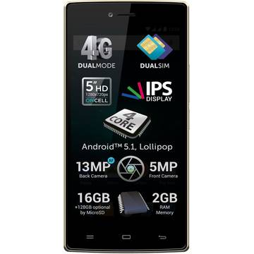 Telefon mobil Allview X2 Soul Style G, 2 GB RAM, 16 GB, Dual SIM, 4G, Auriu