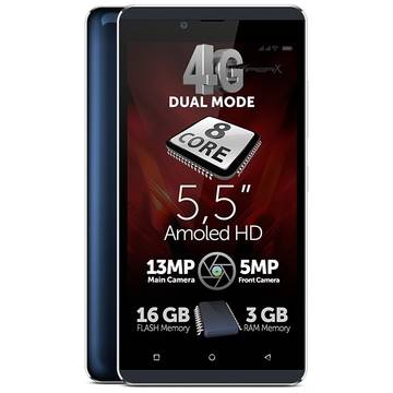 Telefon mobil Allview V2 Viper X Plus, 3 GB RAM, 16 GB, Dual SIM, 4G, Albastru