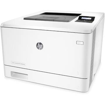 Imprimanta HP LaserJet Pro 400 M452nw, A4, Color, Laser, Wireless, Alb