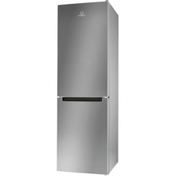 Combina frigorifica Indesit LI80 FF1 S, Clasa A+, 301 l, Argintiu