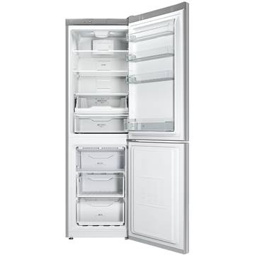 Combina frigorifica Indesit LI80 FF1 S, Clasa A+, 301 l, Argintiu