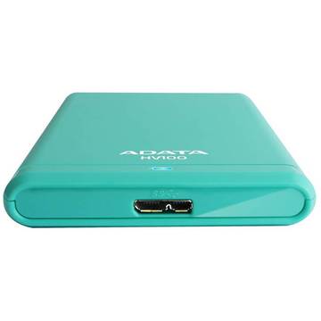 Hard Disk extern Adata AHV100-1TU3-CBL, 1 TB, 2.5 inch, USB 3.0, Albastru