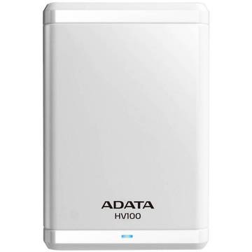 Hard Disk extern Adata AHV100-1TU3-CWH, 1 TB, 2.5 inch, USB 3.0, Alb
