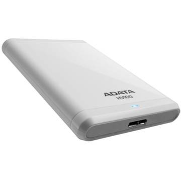 Hard Disk extern Adata AHV100-500GU3-CWH, 500 GB, 2.5 inch, USB 3.0, Alb