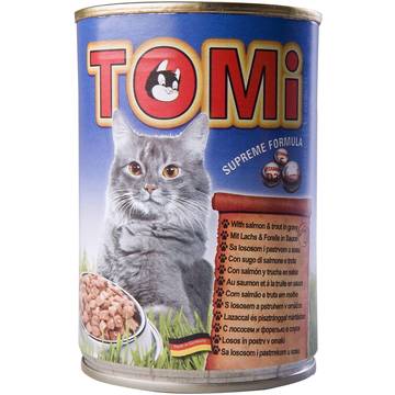 Hrana pentru pisici Tomi Somon si Pastrav 400 g