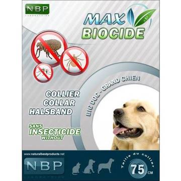 Zgarda antiparazitara pentru caini Max Biocide Large