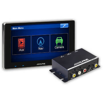 Monitor auto Alpine TME-S370, 6.5 inch, Touchscreen