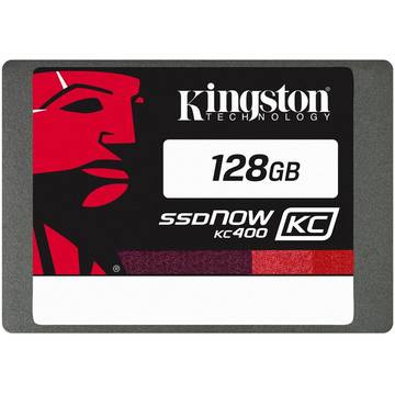 SSD Kingston SSDNow KC400, 2.5 inch, 128 GB, SATA 3