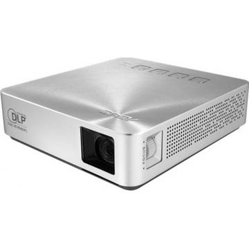 Videoproiector Asus 90LJ0060-B00120, 200 lumeni, 854 x 480, Argintiu