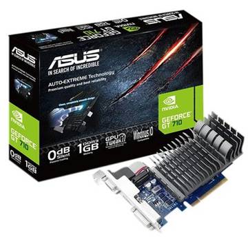 Placa video Asus GeForce GT 710, 1 GB DDR3, 64 bit