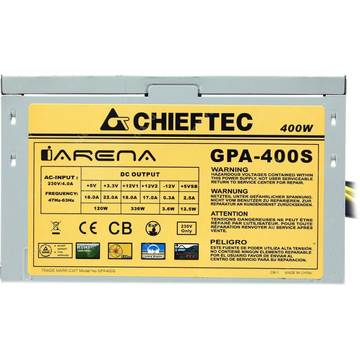 Sursa Chieftec GPA-400S, 400 W, Bulk