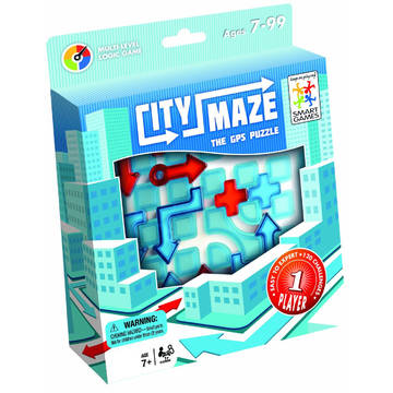 Joc Smart Games City Maze - The GPS Puzzle, 7 ani +