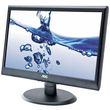 Monitor AOC E950SWDAK, 18.5 inch, 5 ms, HD, Negru