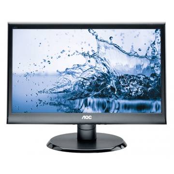 Monitor AOC E950SWDAK, 18.5 inch, 5 ms, HD, Negru